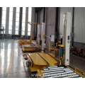 Pre-stretch type- automatic online wrapping size 1.2*1.2*1.8m pallet wrapper with PLC control for hot sale